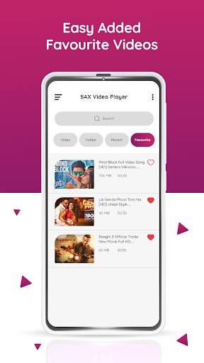 Sax Video Player - All Format HD video player screenshot 6