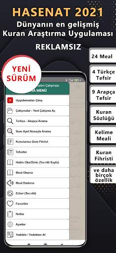 Hasenat 2021 (Kuranı Kerim Araştırma Uygulaması) screenshot 1