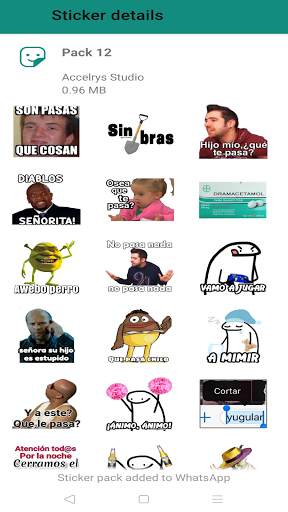 Stickers de memes para WhatsApp - Memes Frases screenshot 3