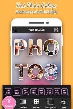 Text Photo Collage Maker 1 تصوير الشاشة