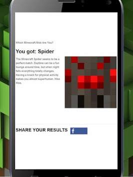 Which Minecraft mob are you? screenshot 4