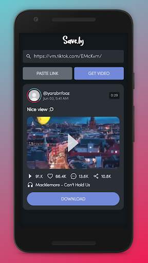 Save.ly - Download TikTok videos without watermark screenshot 3