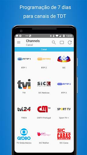 TV listings Portugal CisanaTV  screenshot 3