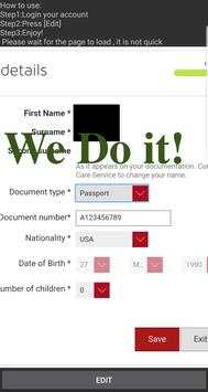 Iberia Profile Edit Tool screenshot 2