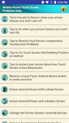 Mobile Phone Touch Screen Problem Help Tips Tricks screenshot 1