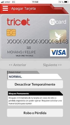 Mi Tricot Visa screenshot 1
