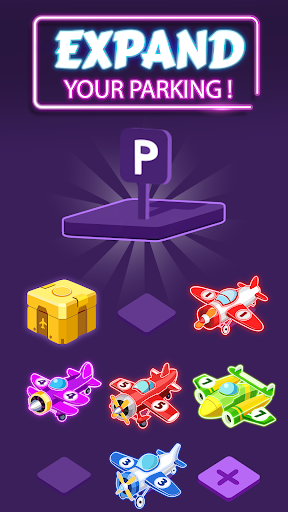 Merge Planes Neon Game Idle screenshot 5