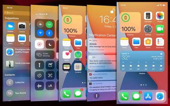 Launcher iOS 15 screenshot 2