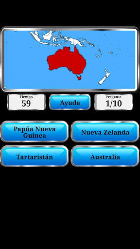 Geografía Mundial - Juego screenshot 2
