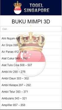 Togel Singapore screenshot 1