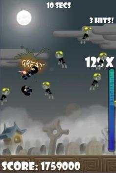 Zombie Ninjas Free screenshot 2
