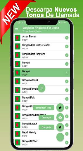 Timbres Bengali Para Llamadas Gratis 2020 screenshot 1