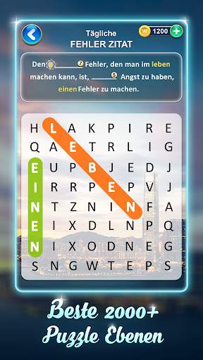 Wortsuche Spiel Deutsch screenshot 1