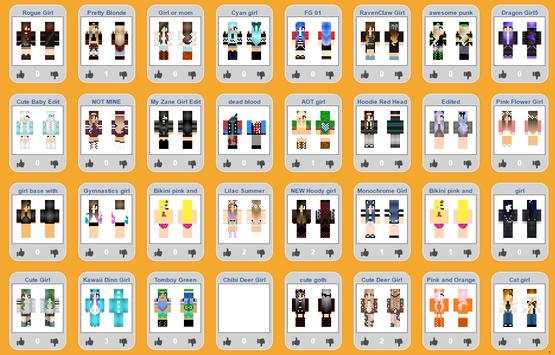TOP Girl Skins for Minecraft screenshot 2