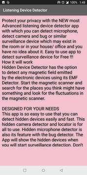 Eavesdropping Device Detector - Bug Sweeper screenshot 1