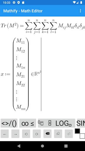 Mathify - Math Editor screenshot 1