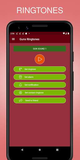 Machine Gun Ringtones Shot screenshot 2