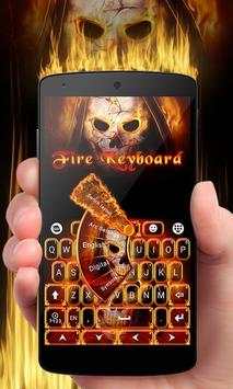 Fire Soul GO Keyboard Theme скриншот 1