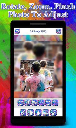 Happy Holi Photo Video Maker screenshot 2