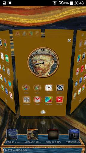 Next Launcher 3D Theme VanGogh screenshot 3