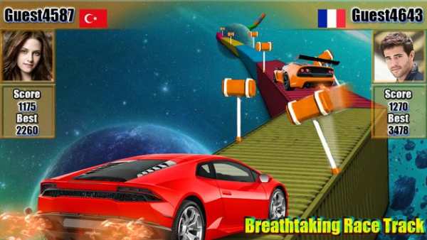 Impossible Car Racing For Stunts screenshot 2