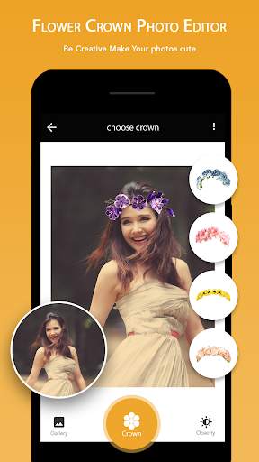 Flower crown photo editor screenshot 5