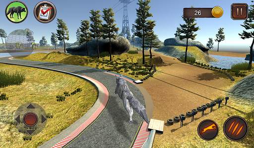 Simulator Anjing Serigala screenshot 16