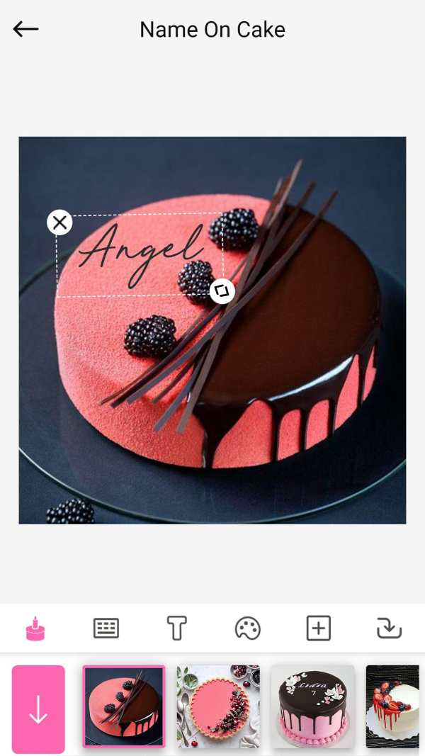 Name Photo On Birthday Cake screenshot 3