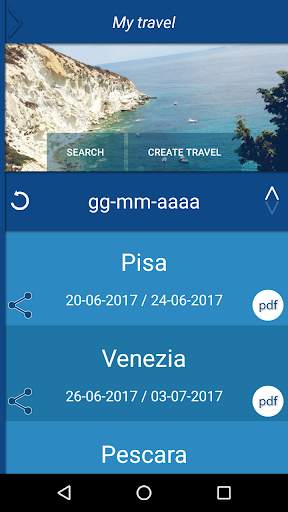 Travel Notes App: create notes, trips and routes! screenshot 2