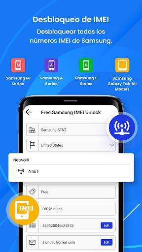 Desbloqueo de red de Samsung screenshot 3