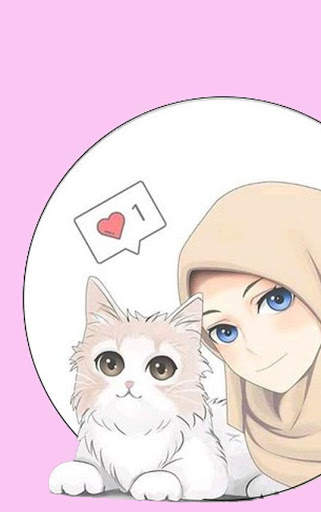 Wallpaper Niqab Kartun 2020 screenshot 3