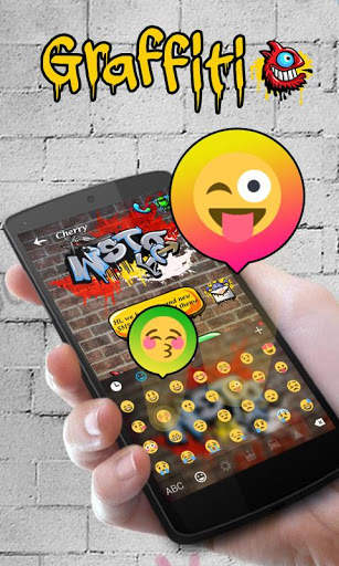 Graffiti Style Keyboard Theme screenshot 1