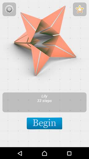 Origami Flower Instructions 3D screenshot 2