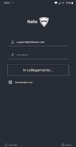Italia VPN screenshot 1