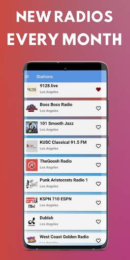 Radio USA: Radio FM free, músic, news screenshot 3