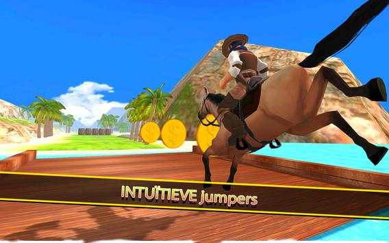 Paard paardrijden simulator 3d: jockey mobiel spel screenshot 5
