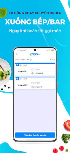 Sapo FnB - Nhân viên phục vụ screenshot 4