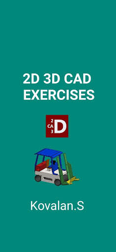 2D 3D CAD Exercises screenshot 1
