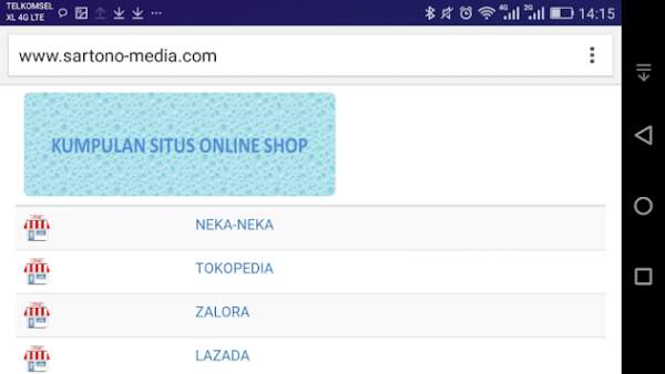 Kumpulan Situs Online Shop screenshot 2