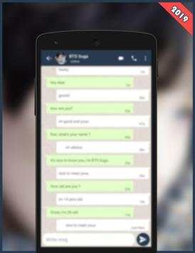 Chat Messenger With BTS Suga screenshot 4