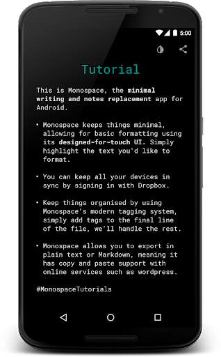 Monospace - Writing and Notes screenshot 1