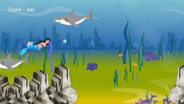 Mermaid Shark Attack screenshot 5