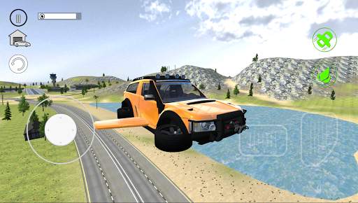Flying Car City 3D स्क्रीनशॉट 6