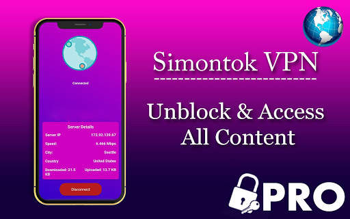 Simontok VPN premium pro screenshot 1