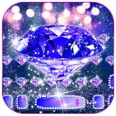 Purple Diamond Keyboard icon