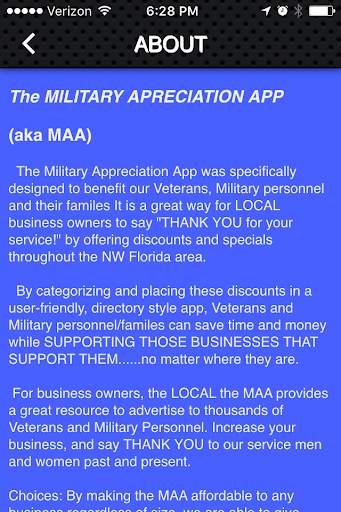 Military Appreciation App screenshot 3