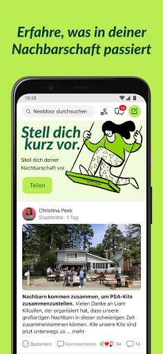 Nextdoor: Lokale Nachrichten und Empfehlungen screenshot 1