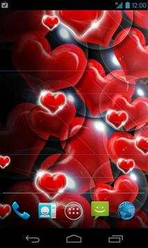Love Hearts Live Wallpaper screenshot 4