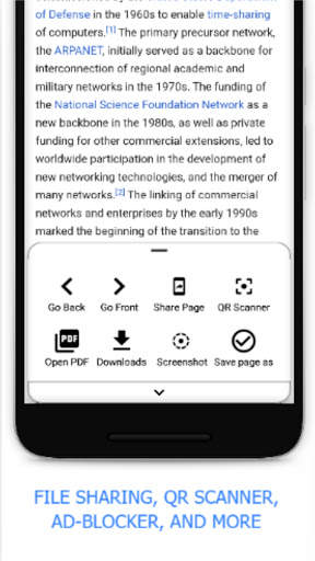 Alpha Browser: Fast and secure with article reader screenshot 4