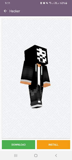 Hacker Skins for Minecraft PE screenshot 1